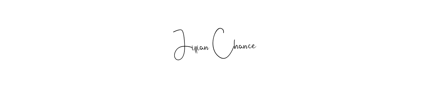 You should practise on your own different ways (Andilay-7BmLP) to write your name (Jillian Chance) in signature. don't let someone else do it for you. Jillian Chance signature style 4 images and pictures png