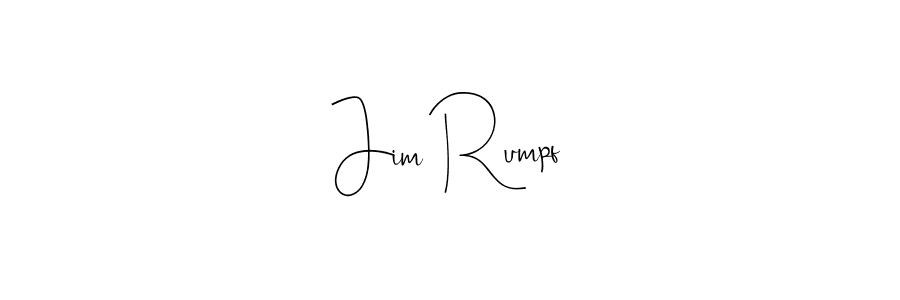 Jim Rumpf stylish signature style. Best Handwritten Sign (Andilay-7BmLP) for my name. Handwritten Signature Collection Ideas for my name Jim Rumpf. Jim Rumpf signature style 4 images and pictures png