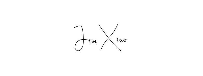 Design your own signature with our free online signature maker. With this signature software, you can create a handwritten (Andilay-7BmLP) signature for name Jim Xiao. Jim Xiao signature style 4 images and pictures png