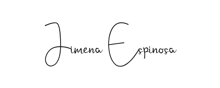 Make a beautiful signature design for name Jimena Espinosa. Use this online signature maker to create a handwritten signature for free. Jimena Espinosa signature style 4 images and pictures png
