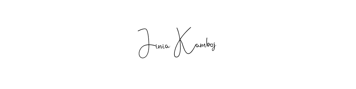 Similarly Andilay-7BmLP is the best handwritten signature design. Signature creator online .You can use it as an online autograph creator for name Jinia Kamboj. Jinia Kamboj signature style 4 images and pictures png