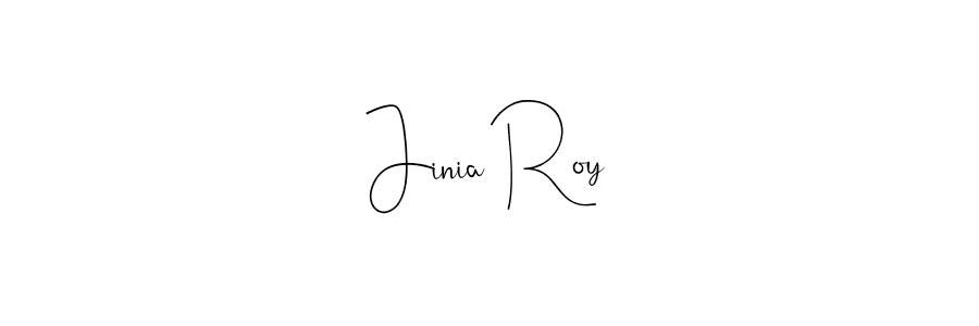 if you are searching for the best signature style for your name Jinia Roy. so please give up your signature search. here we have designed multiple signature styles  using Andilay-7BmLP. Jinia Roy signature style 4 images and pictures png