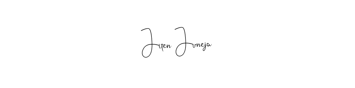 This is the best signature style for the Jiten Juneja name. Also you like these signature font (Andilay-7BmLP). Mix name signature. Jiten Juneja signature style 4 images and pictures png