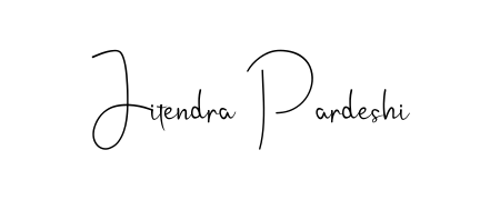 Design your own signature with our free online signature maker. With this signature software, you can create a handwritten (Andilay-7BmLP) signature for name Jitendra Pardeshi. Jitendra Pardeshi signature style 4 images and pictures png