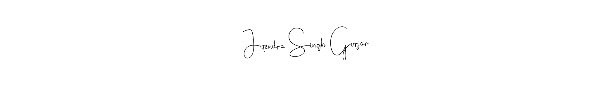 This is the best signature style for the Jitendra Singh Gurjar name. Also you like these signature font (Andilay-7BmLP). Mix name signature. Jitendra Singh Gurjar signature style 4 images and pictures png