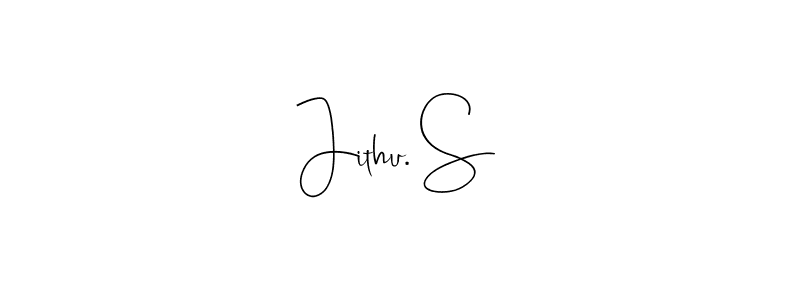 You can use this online signature creator to create a handwritten signature for the name Jithu. S. This is the best online autograph maker. Jithu. S signature style 4 images and pictures png