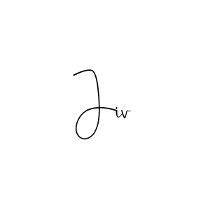 if you are searching for the best signature style for your name Jiv. so please give up your signature search. here we have designed multiple signature styles  using Andilay-7BmLP. Jiv signature style 4 images and pictures png