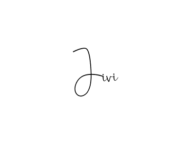 How to make Jivi name signature. Use Andilay-7BmLP style for creating short signs online. This is the latest handwritten sign. Jivi signature style 4 images and pictures png