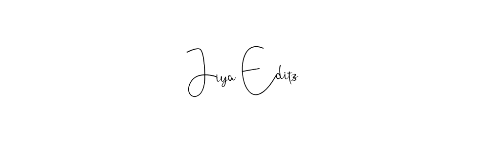 How to make Jiya Editz signature? Andilay-7BmLP is a professional autograph style. Create handwritten signature for Jiya Editz name. Jiya Editz signature style 4 images and pictures png