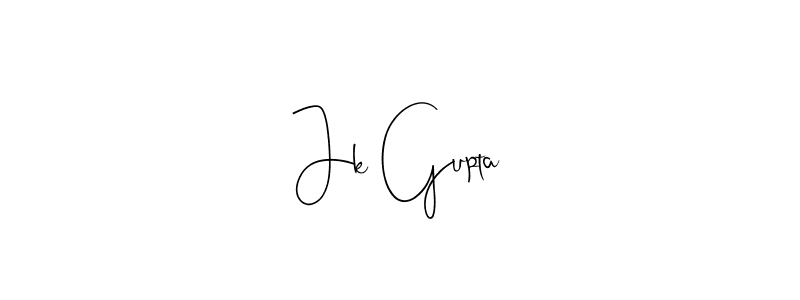 How to make Jk Gupta signature? Andilay-7BmLP is a professional autograph style. Create handwritten signature for Jk Gupta name. Jk Gupta signature style 4 images and pictures png