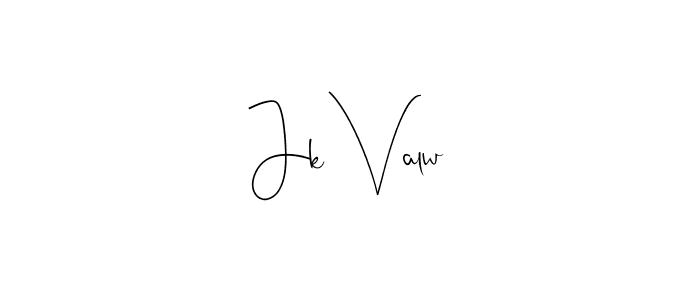 if you are searching for the best signature style for your name Jk Valw. so please give up your signature search. here we have designed multiple signature styles  using Andilay-7BmLP. Jk Valw signature style 4 images and pictures png