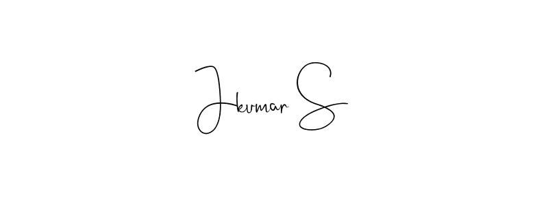 How to make Jkumar S signature? Andilay-7BmLP is a professional autograph style. Create handwritten signature for Jkumar S name. Jkumar S signature style 4 images and pictures png