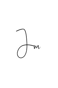 Create a beautiful signature design for name Jm. With this signature (Andilay-7BmLP) fonts, you can make a handwritten signature for free. Jm signature style 4 images and pictures png