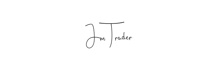 Use a signature maker to create a handwritten signature online. With this signature software, you can design (Andilay-7BmLP) your own signature for name Jm Trader. Jm Trader signature style 4 images and pictures png