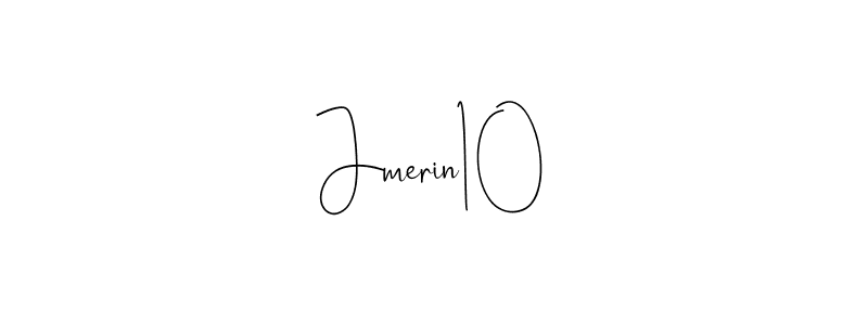 Design your own signature with our free online signature maker. With this signature software, you can create a handwritten (Andilay-7BmLP) signature for name Jmerin10. Jmerin10 signature style 4 images and pictures png