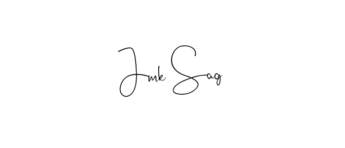 Similarly Andilay-7BmLP is the best handwritten signature design. Signature creator online .You can use it as an online autograph creator for name Jmk Sag. Jmk Sag signature style 4 images and pictures png