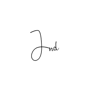 How to make Jnd signature? Andilay-7BmLP is a professional autograph style. Create handwritten signature for Jnd name. Jnd signature style 4 images and pictures png