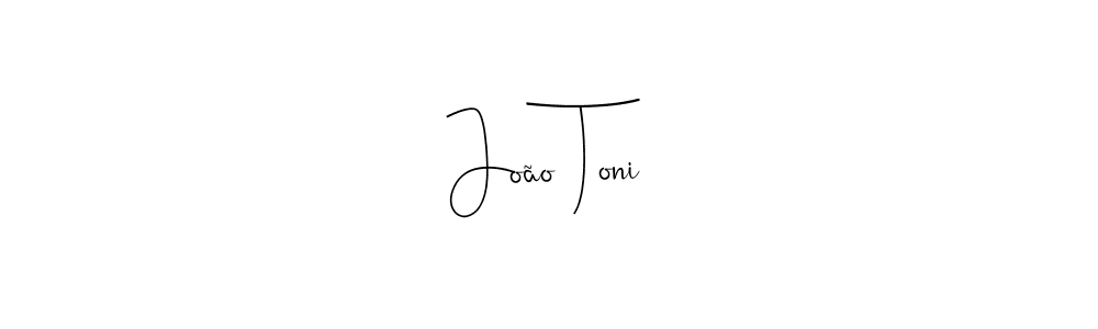 Here are the top 10 professional signature styles for the name João Toni. These are the best autograph styles you can use for your name. João Toni signature style 4 images and pictures png