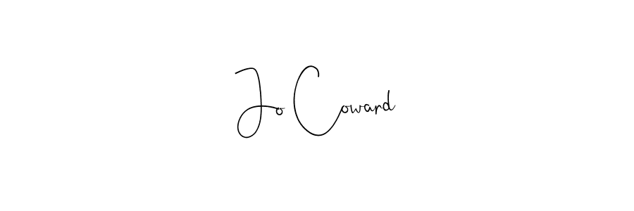 Create a beautiful signature design for name Jo Coward. With this signature (Andilay-7BmLP) fonts, you can make a handwritten signature for free. Jo Coward signature style 4 images and pictures png