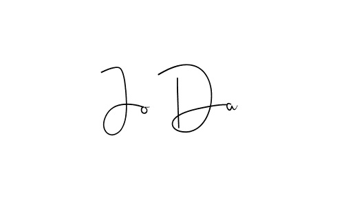 Here are the top 10 professional signature styles for the name Jo Da. These are the best autograph styles you can use for your name. Jo Da signature style 4 images and pictures png