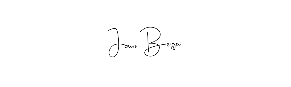 Make a beautiful signature design for name Joan Belga. With this signature (Andilay-7BmLP) style, you can create a handwritten signature for free. Joan Belga signature style 4 images and pictures png