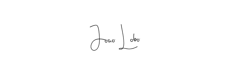 How to make Joao Lobo name signature. Use Andilay-7BmLP style for creating short signs online. This is the latest handwritten sign. Joao Lobo signature style 4 images and pictures png