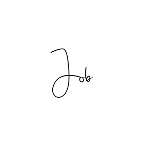 Make a beautiful signature design for name Job. With this signature (Andilay-7BmLP) style, you can create a handwritten signature for free. Job signature style 4 images and pictures png