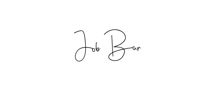 Create a beautiful signature design for name Job Bar. With this signature (Andilay-7BmLP) fonts, you can make a handwritten signature for free. Job Bar signature style 4 images and pictures png
