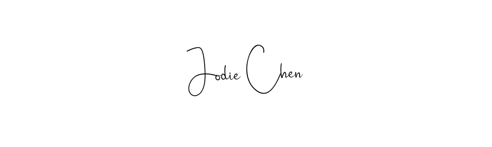 Also You can easily find your signature by using the search form. We will create Jodie Chen name handwritten signature images for you free of cost using Andilay-7BmLP sign style. Jodie Chen signature style 4 images and pictures png