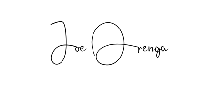 Stand out with a creative autograph for Joe Orenga. The Andilay-7BmLP styling blends modern aesthetics with classic signature flourishes. Joe Orenga signature style 4 images and pictures png