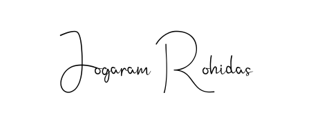 A dynamic signature style for Jogaram Rohidas using Andilay-7BmLP script. Designed to look authentic, handwritten, and professional. Jogaram Rohidas signature style 4 images and pictures png