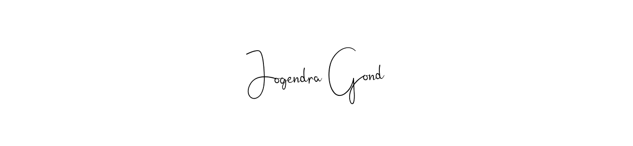 The best way (Andilay-7BmLP) to make a short signature is to pick only two or three words in your name. The name Jogendra Gond include a total of six letters. For converting this name. Jogendra Gond signature style 4 images and pictures png