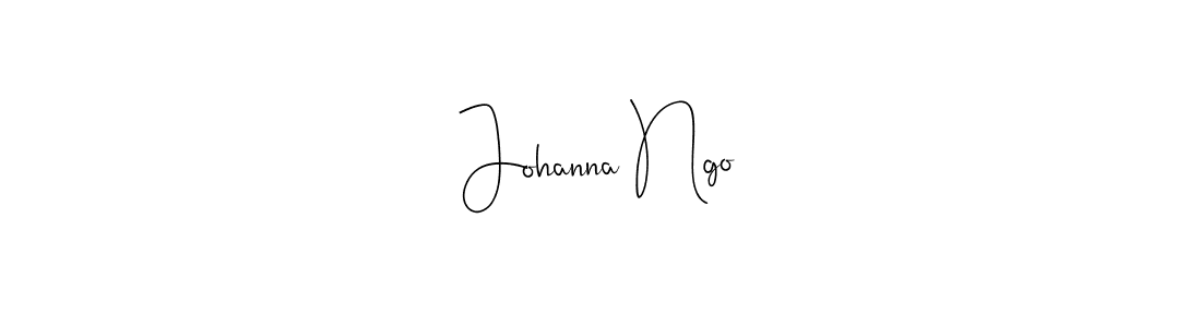 How to make Johanna Ngo name signature. Use Andilay-7BmLP style for creating short signs online. This is the latest handwritten sign. Johanna Ngo signature style 4 images and pictures png
