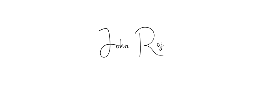 Also we have John  Raj name is the best signature style. Create professional handwritten signature collection using Andilay-7BmLP autograph style. John  Raj signature style 4 images and pictures png