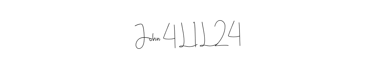 How to make John 4 L 1 L 24 name signature. Use Andilay-7BmLP style for creating short signs online. This is the latest handwritten sign. John 4 L 1 L 24 signature style 4 images and pictures png