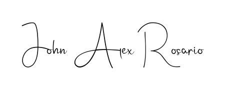 Also we have John Alex Rosario name is the best signature style. Create professional handwritten signature collection using Andilay-7BmLP autograph style. John Alex Rosario signature style 4 images and pictures png