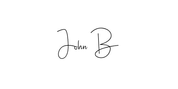 How to make John B name signature. Use Andilay-7BmLP style for creating short signs online. This is the latest handwritten sign. John B signature style 4 images and pictures png