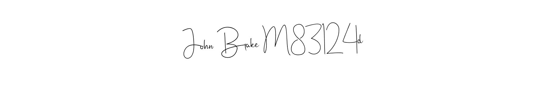 Make a short John Blake M83124d signature style. Manage your documents anywhere anytime using Andilay-7BmLP. Create and add eSignatures, submit forms, share and send files easily. John Blake M83124d signature style 4 images and pictures png