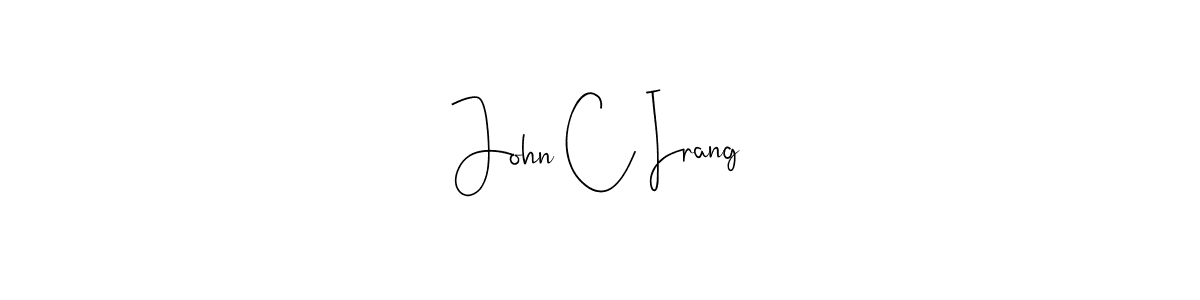 Here are the top 10 professional signature styles for the name John C Irang. These are the best autograph styles you can use for your name. John C Irang signature style 4 images and pictures png