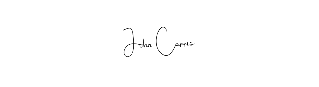 if you are searching for the best signature style for your name John Carria. so please give up your signature search. here we have designed multiple signature styles  using Andilay-7BmLP. John Carria signature style 4 images and pictures png