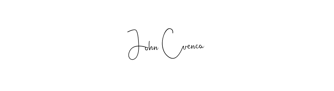 John Cuenca stylish signature style. Best Handwritten Sign (Andilay-7BmLP) for my name. Handwritten Signature Collection Ideas for my name John Cuenca. John Cuenca signature style 4 images and pictures png