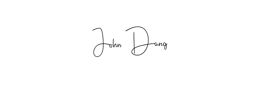 Create a beautiful signature design for name John Dang. With this signature (Andilay-7BmLP) fonts, you can make a handwritten signature for free. John Dang signature style 4 images and pictures png