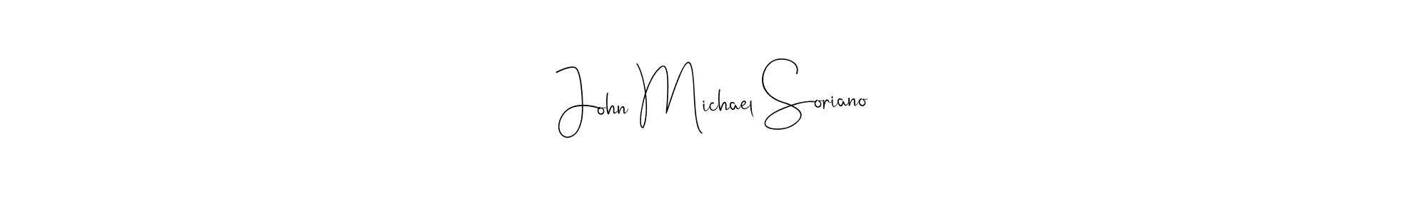 John Michael Soriano stylish signature style. Best Handwritten Sign (Andilay-7BmLP) for my name. Handwritten Signature Collection Ideas for my name John Michael Soriano. John Michael Soriano signature style 4 images and pictures png