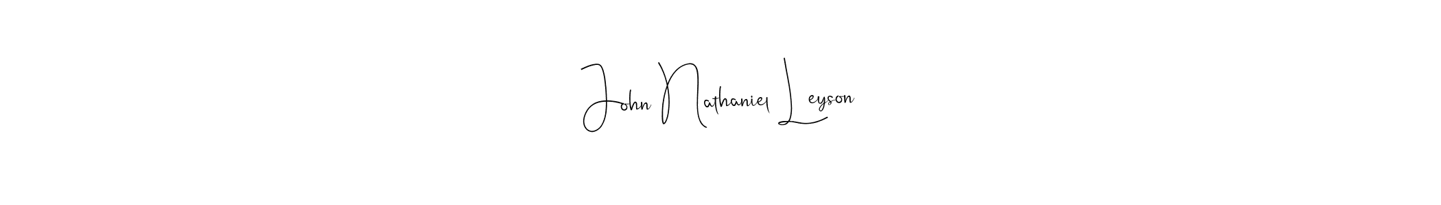 Use a signature maker to create a handwritten signature online. With this signature software, you can design (Andilay-7BmLP) your own signature for name John Nathaniel Leyson. John Nathaniel Leyson signature style 4 images and pictures png