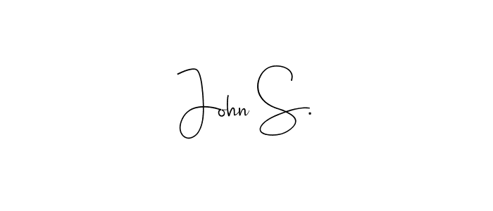 Check out images of Autograph of John S. name. Actor John S. Signature Style. Andilay-7BmLP is a professional sign style online. John S. signature style 4 images and pictures png