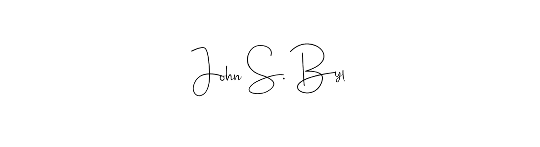 Here are the top 10 professional signature styles for the name John S. Byl. These are the best autograph styles you can use for your name. John S. Byl signature style 4 images and pictures png