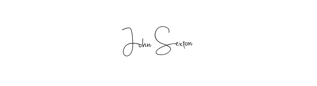 Also we have John Sexton name is the best signature style. Create professional handwritten signature collection using Andilay-7BmLP autograph style. John Sexton signature style 4 images and pictures png