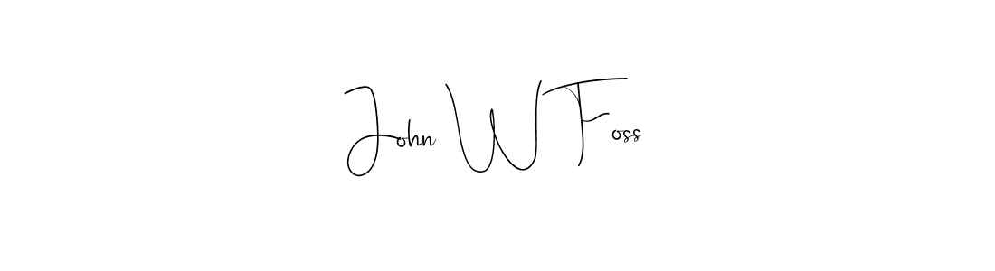 if you are searching for the best signature style for your name John W Foss. so please give up your signature search. here we have designed multiple signature styles  using Andilay-7BmLP. John W Foss signature style 4 images and pictures png
