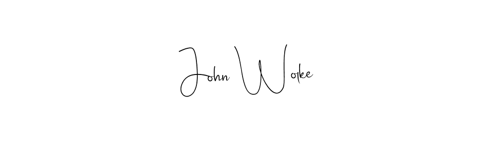 Make a short John Wolke signature style. Manage your documents anywhere anytime using Andilay-7BmLP. Create and add eSignatures, submit forms, share and send files easily. John Wolke signature style 4 images and pictures png