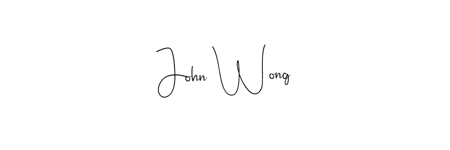 How to make John Wong signature? Andilay-7BmLP is a professional autograph style. Create handwritten signature for John Wong name. John Wong signature style 4 images and pictures png